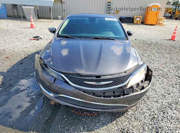 1C3CCCAB0GN176828 2016 CHRYSLER 200 Charcoal Front view