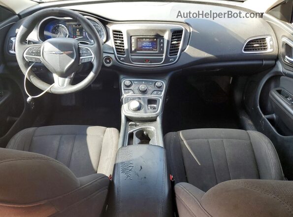 1C3CCCAB0GN176828 2016 CHRYSLER 200 Charcoal Dashboard view