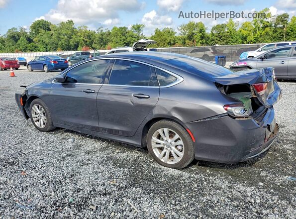 1C3CCCAB0GN176828 2016 CHRYSLER 200 Charcoal Rear left