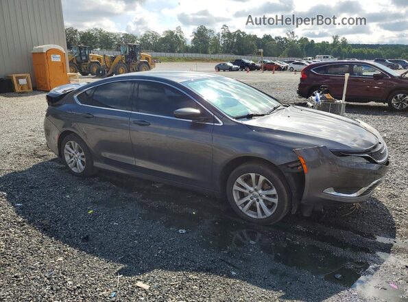1C3CCCAB0GN176828 2016 CHRYSLER 200 Charcoal Front right