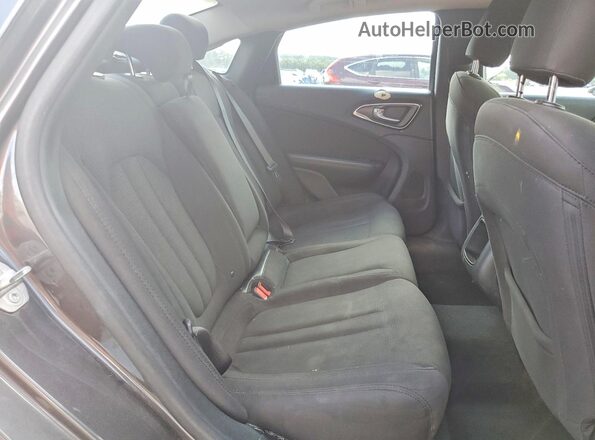1C3CCCAB0GN176828 2016 CHRYSLER 200 Charcoal Rear seats view