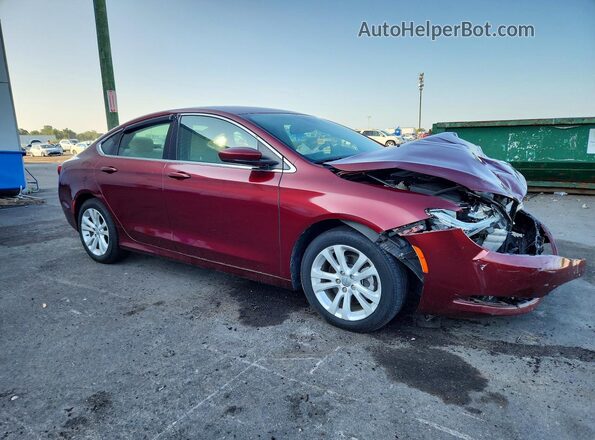 1C3CCCAB0HN511507 2017 CHRYSLER 200 Red Przód prawy