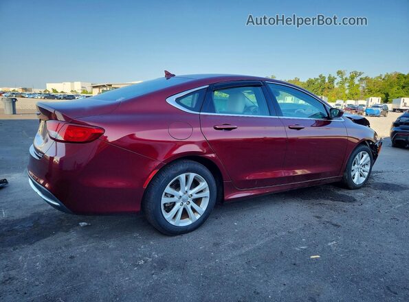 1C3CCCAB0HN511507 2017 CHRYSLER 200 Red Tył prawy