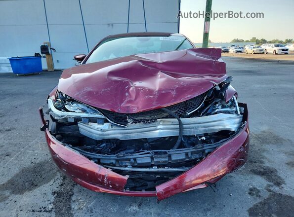 1C3CCCAB0HN511507 2017 CHRYSLER 200 Red Widok z przodu