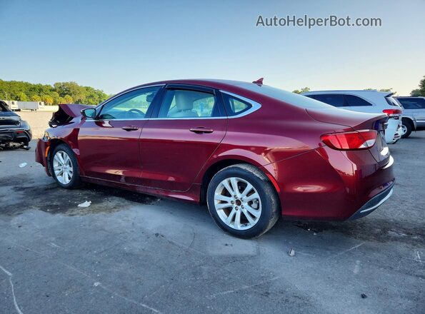 1C3CCCAB0HN511507 2017 CHRYSLER 200 Red Tył lewy