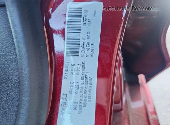 1C3CCCAB0HN511507 2017 CHRYSLER 200 Red Widok naklejki z numerem VIN