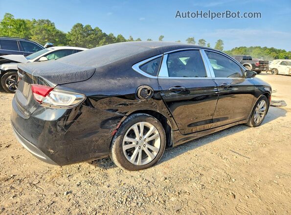 1C3CCCAB1GN108053 2016 CHRYSLER 200 Black Trasero derecho