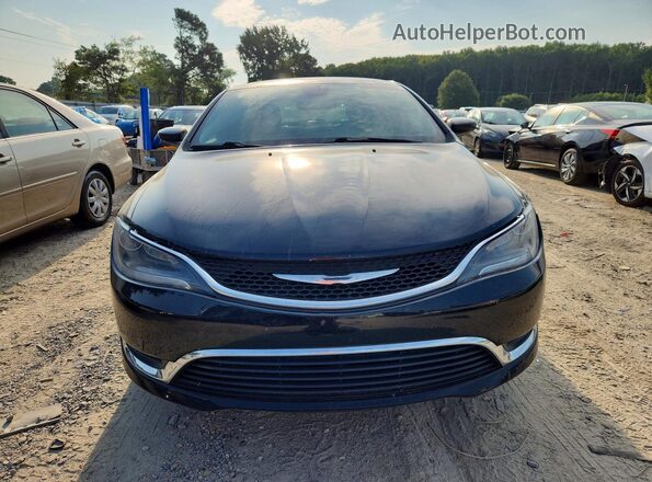 1C3CCCAB1GN108053 2016 CHRYSLER 200 Black Vista frontal
