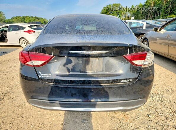 1C3CCCAB1GN108053 2016 CHRYSLER 200 Black Vista trasera