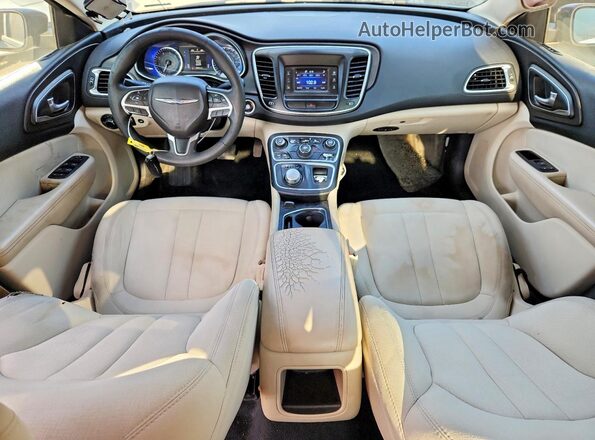 1C3CCCAB1GN108053 2016 CHRYSLER 200 Black Vista del salpicadero