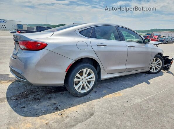 1C3CCCAB1GN111017 2016 CHRYSLER 200 Silver Rear right