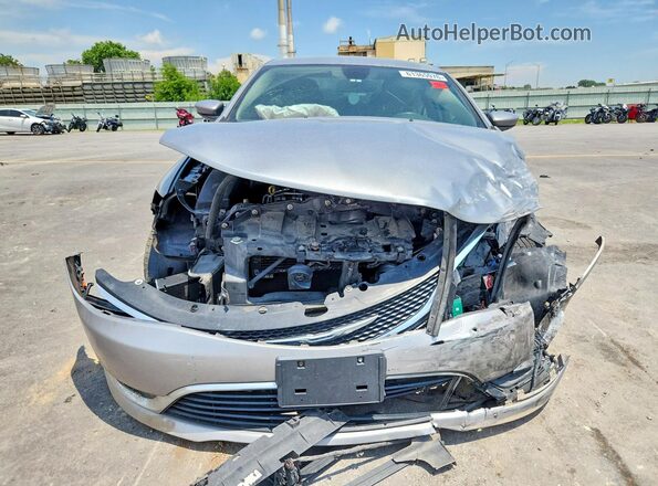 1C3CCCAB1GN111017 2016 CHRYSLER 200 Silver Front view