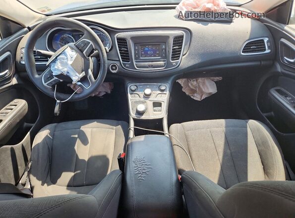 1C3CCCAB1GN119165 2016 CHRYSLER 200 Синий Вид панели приборов