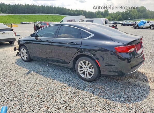 1C3CCCAB1GN123331 2016 CHRYSLER 200 Черный Задняя левая четверть