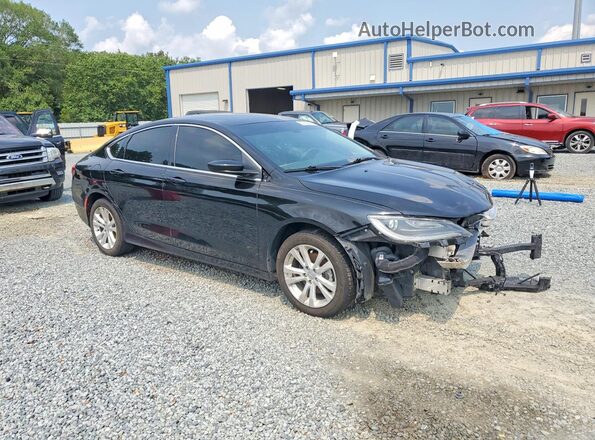 1C3CCCAB1GN123331 2016 CHRYSLER 200 Черный Передняя правая четверть