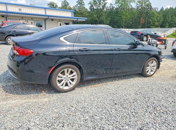 1C3CCCAB1GN123331 2016 CHRYSLER 200 Черный Задняя правая четверть