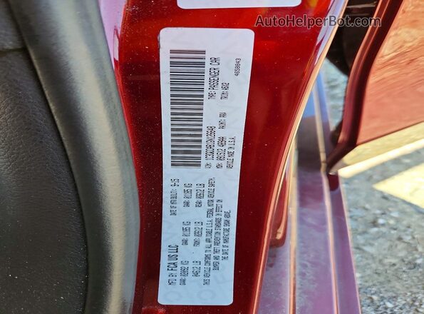 1C3CCCAB1GN126648 2016 CHRYSLER 200 Red Вид підкапотного простору