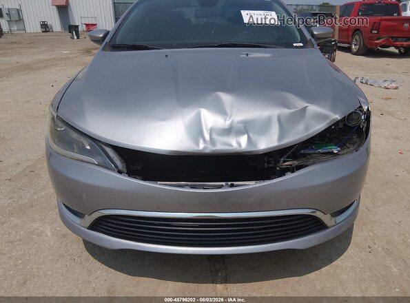 1C3CCCAB1GN154921 2016 CHRYSLER 200 Серебряный Вид спереди