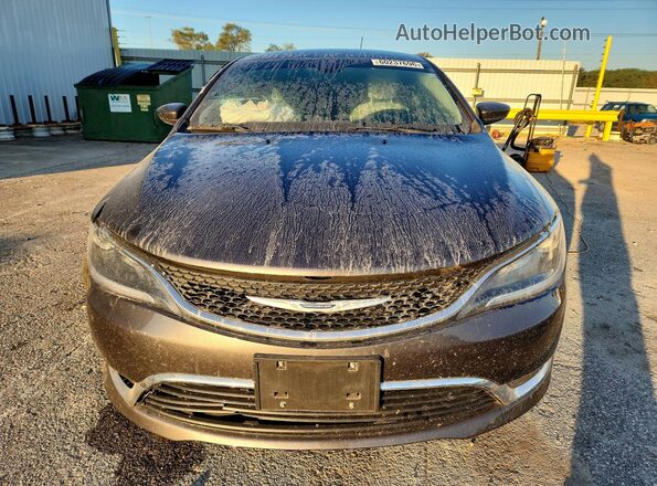 1C3CCCAB2GN102925 2016 CHRYSLER 200 Gray Vista frontal