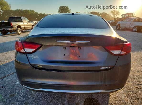 1C3CCCAB2GN102925 2016 CHRYSLER 200 Gray Vista trasera