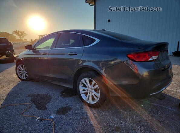 1C3CCCAB2GN102925 2016 CHRYSLER 200 Gray Trasero izquierdo