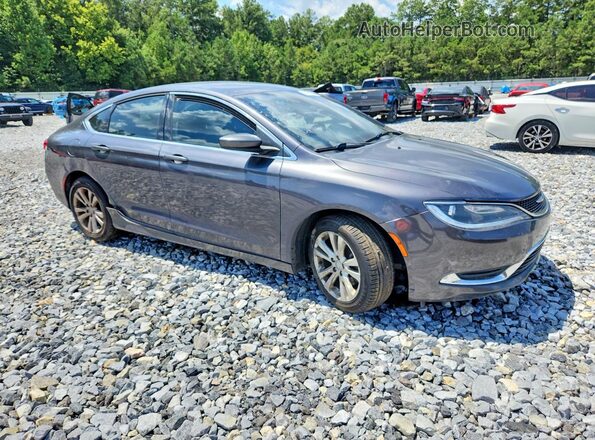 1C3CCCAB2GN109227 2016 CHRYSLER 200 Gray Przód prawy