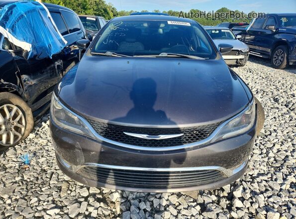 1C3CCCAB2GN109227 2016 CHRYSLER 200 Gray Widok z przodu