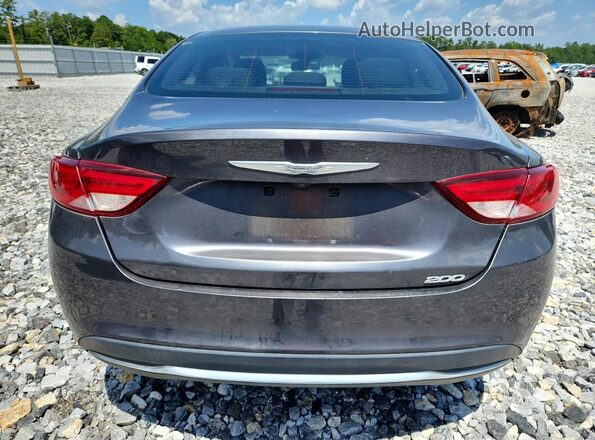 1C3CCCAB2GN109227 2016 CHRYSLER 200 Gray Widok z tyłu