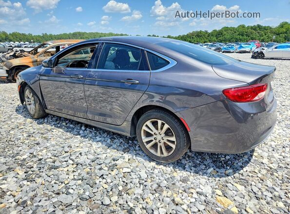 1C3CCCAB2GN109227 2016 CHRYSLER 200 Gray Tył lewy