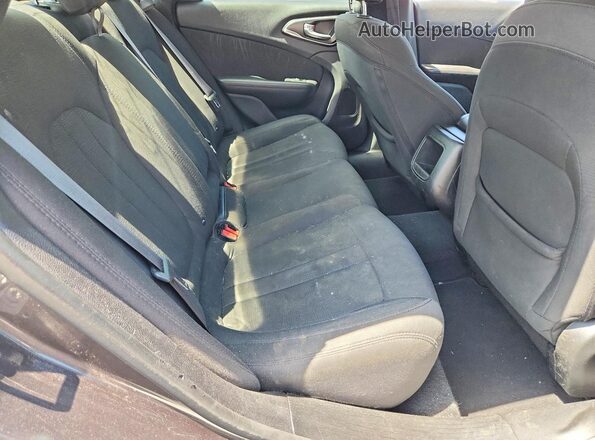 1C3CCCAB2GN109227 2016 CHRYSLER 200 Gray Widok tylnych siedzeń