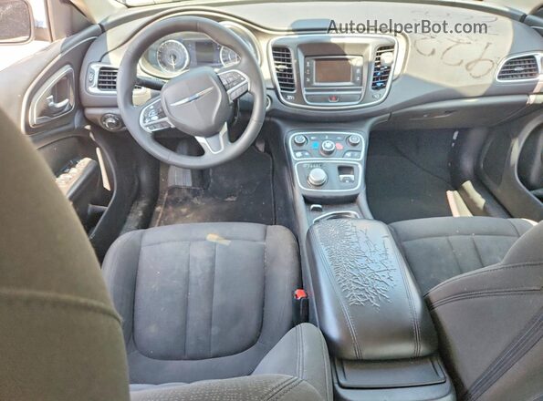 1C3CCCAB2GN109227 2016 CHRYSLER 200 Gray Widok deski rozdzielczej