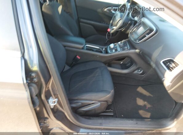 1C3CCCAB2GN120938 2016 CHRYSLER 200 Gray Vista interior delantera