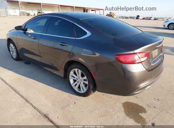 1C3CCCAB2GN120938 2016 CHRYSLER 200 Gray Trasero izquierdo