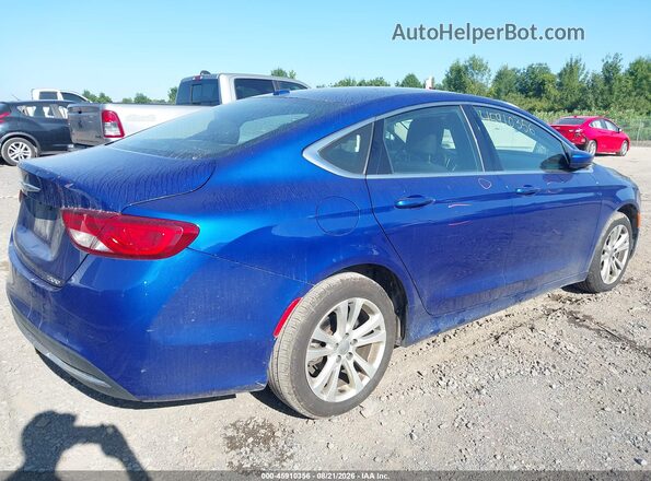 1C3CCCAB2GN153521 2016 CHRYSLER 200 Blue უკანა მარჯვენა