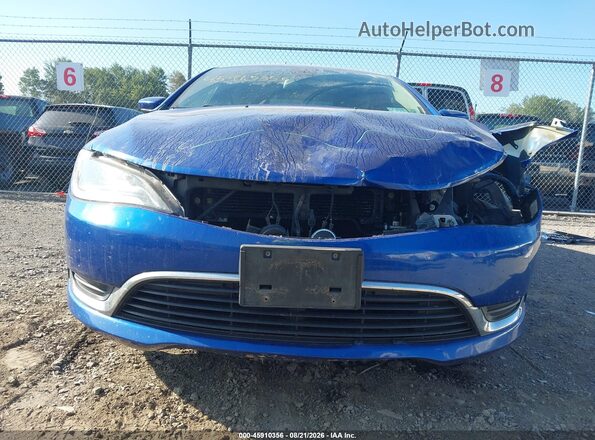 1C3CCCAB2GN153521 2016 CHRYSLER 200 Blue წინა ხედი