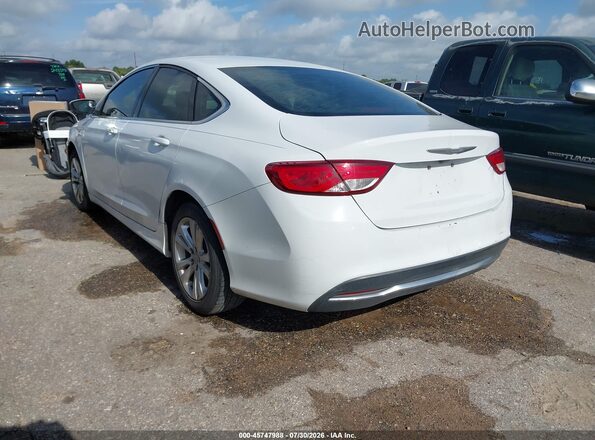 1C3CCCAB3GN141488 2016 CHRYSLER 200 White Rear left