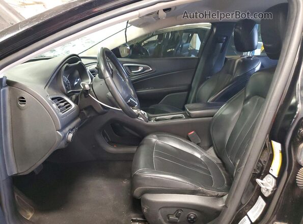 1C3CCCAB3HN502171 2017 CHRYSLER 200 Черный Вид салона спереди