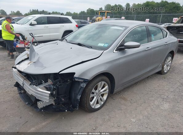 1C3CCCAB4GN100951 2016 CHRYSLER 200 Серебряный Передняя левая четверть