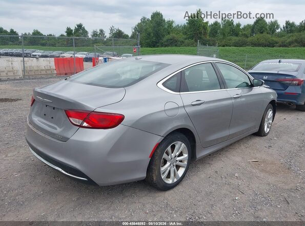 1C3CCCAB4GN100951 2016 CHRYSLER 200 Серебряный Задняя правая четверть