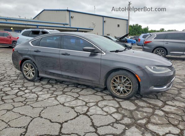 1C3CCCAB4GN111951 2016 CHRYSLER 200 Gray Przód prawy