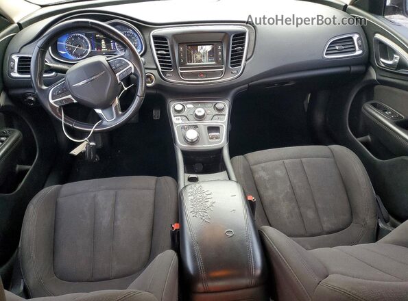 1C3CCCAB4GN111951 2016 CHRYSLER 200 Gray Widok deski rozdzielczej