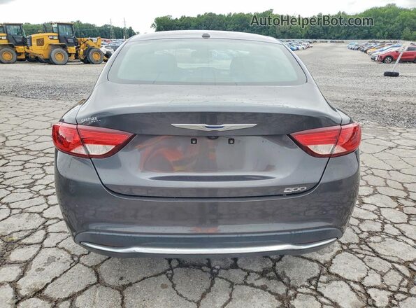 1C3CCCAB4GN111951 2016 CHRYSLER 200 Gray Widok z tyłu