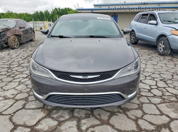 1C3CCCAB4GN111951 2016 CHRYSLER 200 Gray Widok z przodu
