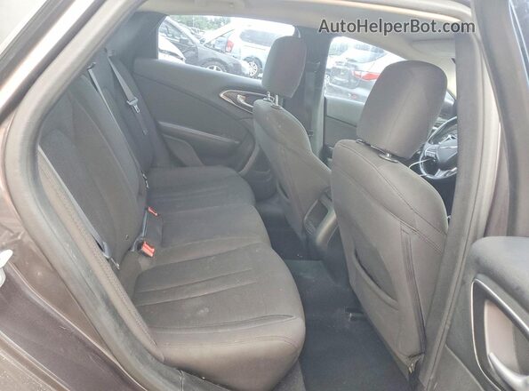 1C3CCCAB4GN111951 2016 CHRYSLER 200 Gray Widok tylnych siedzeń