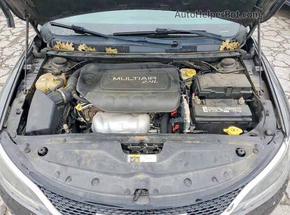 1C3CCCAB4GN111951 2016 CHRYSLER 200 Gray Widok wnętrza z tyłu