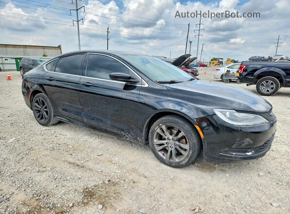 1C3CCCAB4GN121525 2016 CHRYSLER 200 Black Przód prawy