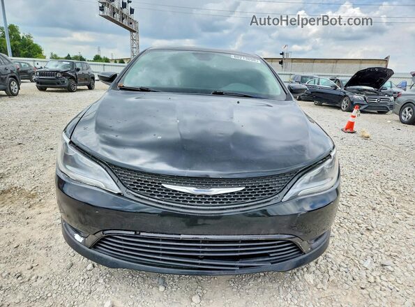 1C3CCCAB4GN121525 2016 CHRYSLER 200 Black Widok z przodu