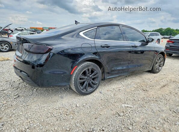 1C3CCCAB4GN121525 2016 CHRYSLER 200 Black Tył prawy