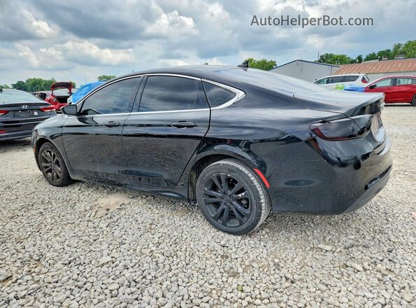 1C3CCCAB4GN121525 2016 CHRYSLER 200 Black Tył lewy