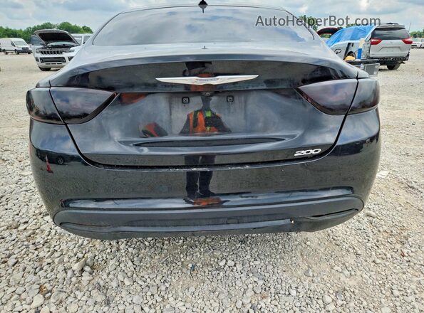 1C3CCCAB4GN121525 2016 CHRYSLER 200 Black Widok z tyłu